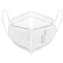WARDERER Lot de 15 masques FFP2 blancs | Masque de protection respiratoire 99,5% d'efficacité de filtration | Masque anti-poussi
