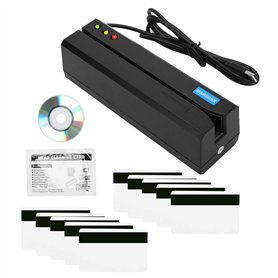 Lecteur de Cartes de Stockage MSR605X Lecteur de Cartes à Bande Magnétique