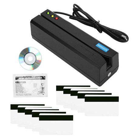 Lecteur de Cartes de Stockage MSR605X Lecteur de Cartes à Bande Magnétique