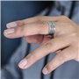 FUKAJOMFEN Bague de transfert de fortune pour homme Pixiu S Bague Feng Shui Amulette Richesse Porte chance ouverte réglable Bijo