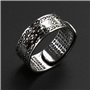 FUKAJOMFEN Bague de transfert de fortune pour homme Pixiu S Bague Feng Shui Amulette Richesse Porte chance ouverte réglable Bijo