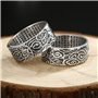 FUKAJOMFEN Bague de transfert de fortune pour homme Pixiu S Bague Feng Shui Amulette Richesse Porte chance ouverte réglable Bijo
