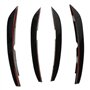 Spoilers et Ailes Automobiles, 4 Pièces Ensemble de Pare-chocs Avant Antibrouillard Calandre Couverture Garniture Pare-chocs de 