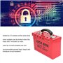 Coffre de consignation, grand coffre de consignation de groupe, rack de cadenas de sécurité de groupe portable avec 12 fentes po