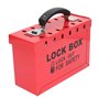 Coffre de consignation, grand coffre de consignation de groupe, rack de cadenas de sécurité de groupe portable avec 12 fentes po