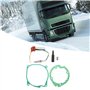 Kit de Réparation D'aérotherme, Bougie de Préchauffage de Réchauffeur D'air de Voiture de 24V 5KW avec des Pièces D'allumage de 