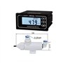 Conductimètre AC220V Électrode filetée, Conductimètre en ligne, Instrument de mesure Électrode de conductivité Remplacer l'eau