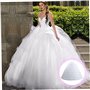 Femmes Crinoline Jupon 8 Jupe cerce Une Ligne de glissadeur de Plancher la Longueur du Sol pour Robe Bal Robe mariée en Demi-Gli