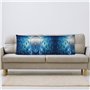 Blue Ocean Lot de 1 taie d'oreiller avec fermeture éclair Motif poissons sous-marins 50,8 x 137,2 cm, doux pour la peau, sans re