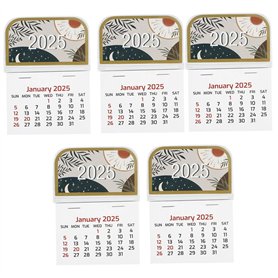 5pcs Mini Calendrier 2025