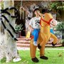 Costume gonflable pour cow-boy adulte drôle de dessin animé mignon houx avec un ventilateur et une batterie portable résistant a