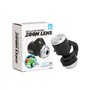 Morain Microscope universel 30x avec lumière LED pour lentille macro pour téléphone portable et appareil photo