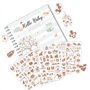 Morain Livre de souvenirs pour bébé avec autocollant pour bébé garçon ou fille de première année Journal de scrapbooking