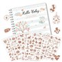 Morain Livre de souvenirs pour bébé avec autocollant pour bébé garçon ou fille de première année Journal de scrapbooking