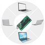 JSGHGDF Carte adaptateur PC104 vers USB PC104-USB pour contrôle industriel des données informatiques, medium, M