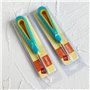 JSGHGDF Outil de poinçonnage pour cuir et cuir - Poinçon conique en acier - Outil de poinçonnage pour la couture, medium, M