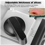 Oiyekntd Machine à trancher Les Aliments Professionnelle pour Un Usage Domestique, Moteur électrique Silencieux de 200 W, pour L