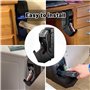 HNCXHX Offre-Fort Portable pour Pistolet de Voyage, avec biométrie d'empreintes digitales, avec 2 clés d'urgence, Dispositif de 