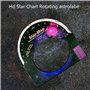 Rdxanc Carte étoilée rotative adaptée pour les amateurs d'astronomie, les écoles, les clubs scientifiques, l'observation des éto