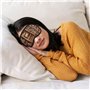 Masque de sommeil pour les yeux en soie avec sangle élastique super douce pour les yeux, bibliothèque, bibliothèque, bandeau occ