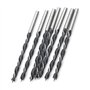 Lot de 10 forets à bois de 3 mm pour le travail du bois, en acier à haute teneur en carbone, foret hélicoïdal, outil à main