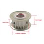 Alliage d'aluminium HTD 5M Type 12T 12 dents poulies de distribution 8mm alésage intérieur 5mm pas 16mm largeur de courroie poul