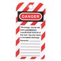 Étiquette de Verrouillage, 10PCS Étiquettes d'avertissement de Sécurité Étiquette Avant et Arrière Danger Ne Pas Utiliser Étique