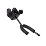 Ksikdeg Crochet de suspension pour violon pour microphone ou pupitre de partition Support sécurisé pour violon et alto dans les 