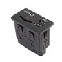 Ksikdeg Mise à niveau des interfaces sonores du véhicule avec lecteur de cartes adaptateur de port USB FL3T-14F014-AA Pièce de r