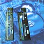 Ksikdeg Lot de 2 adaptateurs de support de montage en métal pour disques durs de 3,5" en disques durs de 5,25"