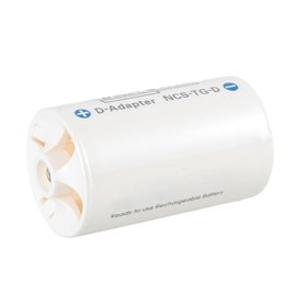 Ksikdeg Adaptateur de batterie LR6 AA vers D LR20 pour lampe de poche