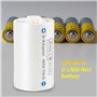 Ksikdeg Adaptateur de batterie LR6 AA vers D LR20 pour lampe de poche, jouet et électronique