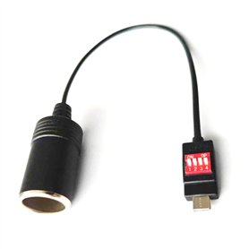 Ksikdeg Adaptateur USB C mâle vers allume-cigare USB C vers allume-cigares Tension réglable 5 V 9 V 12 V 15 V
