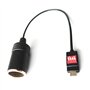Ksikdeg Adaptateur USB C mâle vers allume-cigare USB C vers allume-cigares Tension réglable 5 V 9 V 12 V 15 V