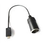 Ksikdeg Adaptateur USB C mâle vers allume-cigare USB C vers allume-cigares Tension réglable 5 V 9 V 12 V 15 V
