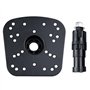 Ksikdeg Support de détecteur de poissons - Rotation à 360 degrés - Support de base pour détecteur de poissons - Base de montage 