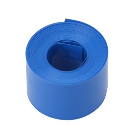 Ksikdeg Gaine thermorétractable pour emballage extérieur en PVC 14500 18650 26650 2 m Largeur 18-75 mm