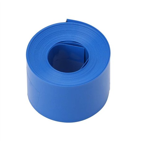 Ksikdeg Gaine thermorétractable pour emballage extérieur en PVC 14500 18650 26650 2 m Largeur 18-75 mm