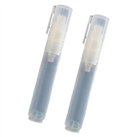 Ksikdeg Lot de 2 marqueurs vides à pointe plate de 8 mm pour peinture acrylique - Marqueur vide rechargeable pour l'école