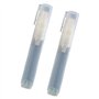 Ksikdeg Lot de 2 marqueurs vides à pointe plate de 8 mm pour peinture acrylique - Marqueur vide rechargeable pour l'école