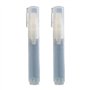 Ksikdeg Lot de 2 marqueurs vides à pointe plate de 8 mm pour peinture acrylique - Marqueur vide rechargeable pour l'école