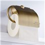 rouleau de papier toilette doré pour salle de bain