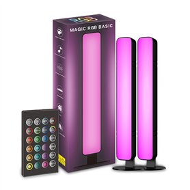 CPAOWEHF Bande LED USB Power Music pour les configurations de jeu et la décoration de lampe de studio Boîtier ABS Alimentation U