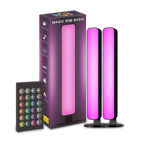 CPAOWEHF Bande LED USB Power Music pour les configurations de jeu et la décoration de lampe de studio Boîtier ABS Alimentation U