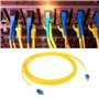 Cordon de raccordement à fibre optique, fil de saut de fibre optique en PVC résistant à l'étirement à faible perte d'insertion p