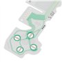Lot de 5 Câbles Ruban Flexibles pour Poignée PS5, Carte de Circuit imprimé Flexible de Remplacement pour Manette de Jeu FPC Film