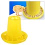 RALIYATX Mangeoire pour poussins, mangeoire à poulet, capacité de 1 kg, distributeur de nourriture pour oiseaux et petits volail