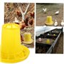 RALIYATX Mangeoire pour poussins, mangeoire à poulet, capacité de 1 kg, distributeur de nourriture pour oiseaux et petits volail