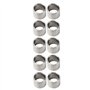 Entretoise en Acier Inoxydable, 10 Pièces 15 Mm OD 12 Mm ID Rondelle Entretoise pour Accessoires de Maison et de Voiture(3515-00