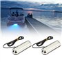 Lumières Marines de Bateau, 42LED 1500LM IP68 Étanche Lumière LED sous Marine Grand Angle 120° Feux de Navigation pour Bateaux A